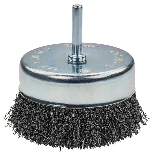 Grata Copa Acero Ondulado 80mm (3 - 1/8'') Toma 1/4'' - Makita - Herram.cl