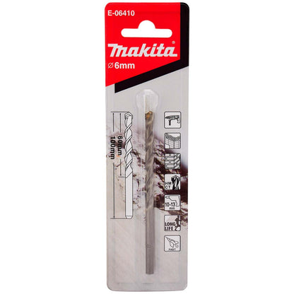 Broca Para Concreto 6x100mm (Long Life) - Makita - Herram.cl