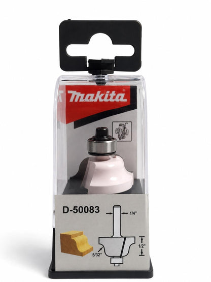 Fresa Romana C/Rod. R5/32''x1-1/8'' Toma 1/4'' - Makita - Herram.cl