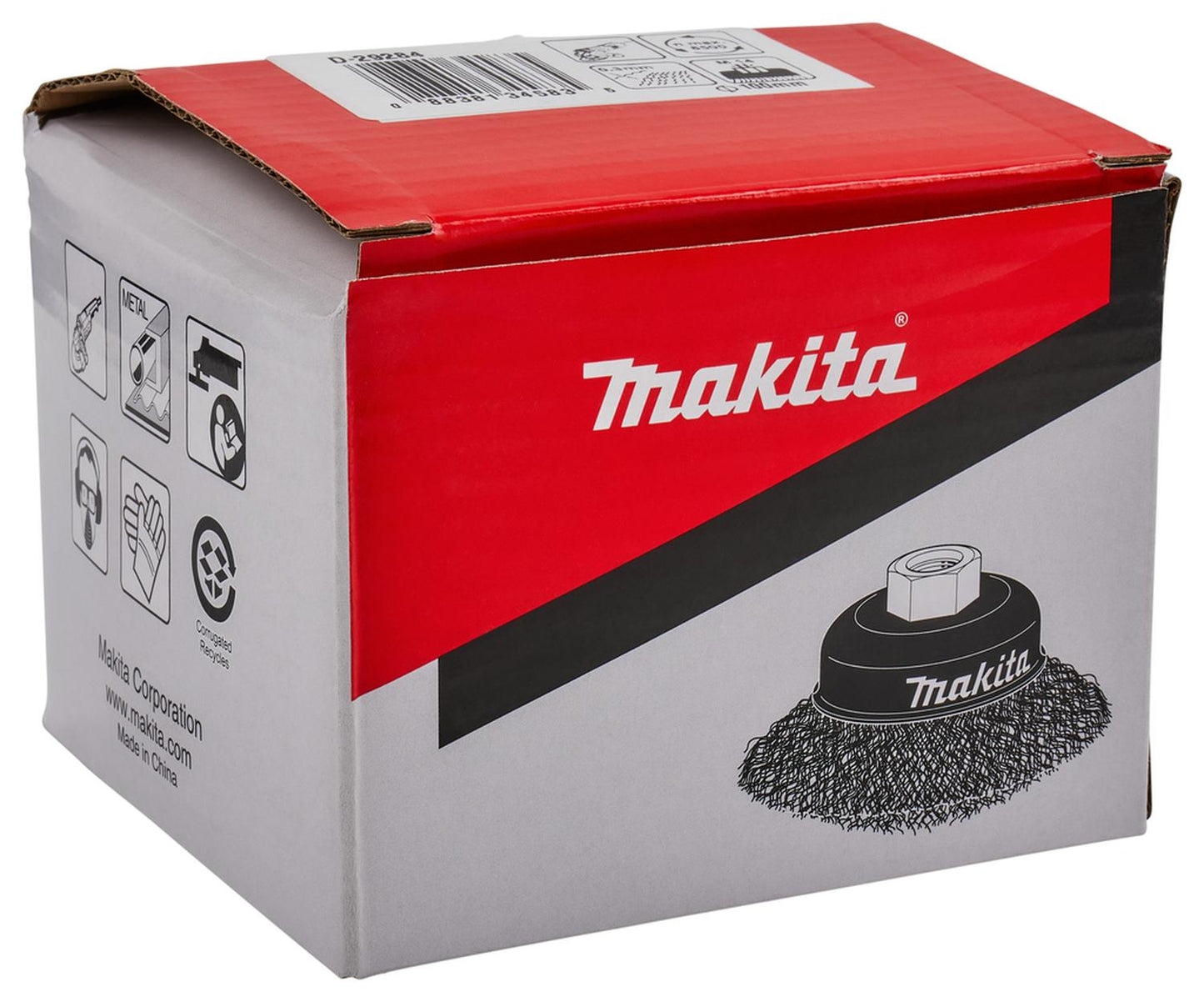 Grata Copa Acero Rizado 100x0,3mm / M14 - Makita - Herram.cl