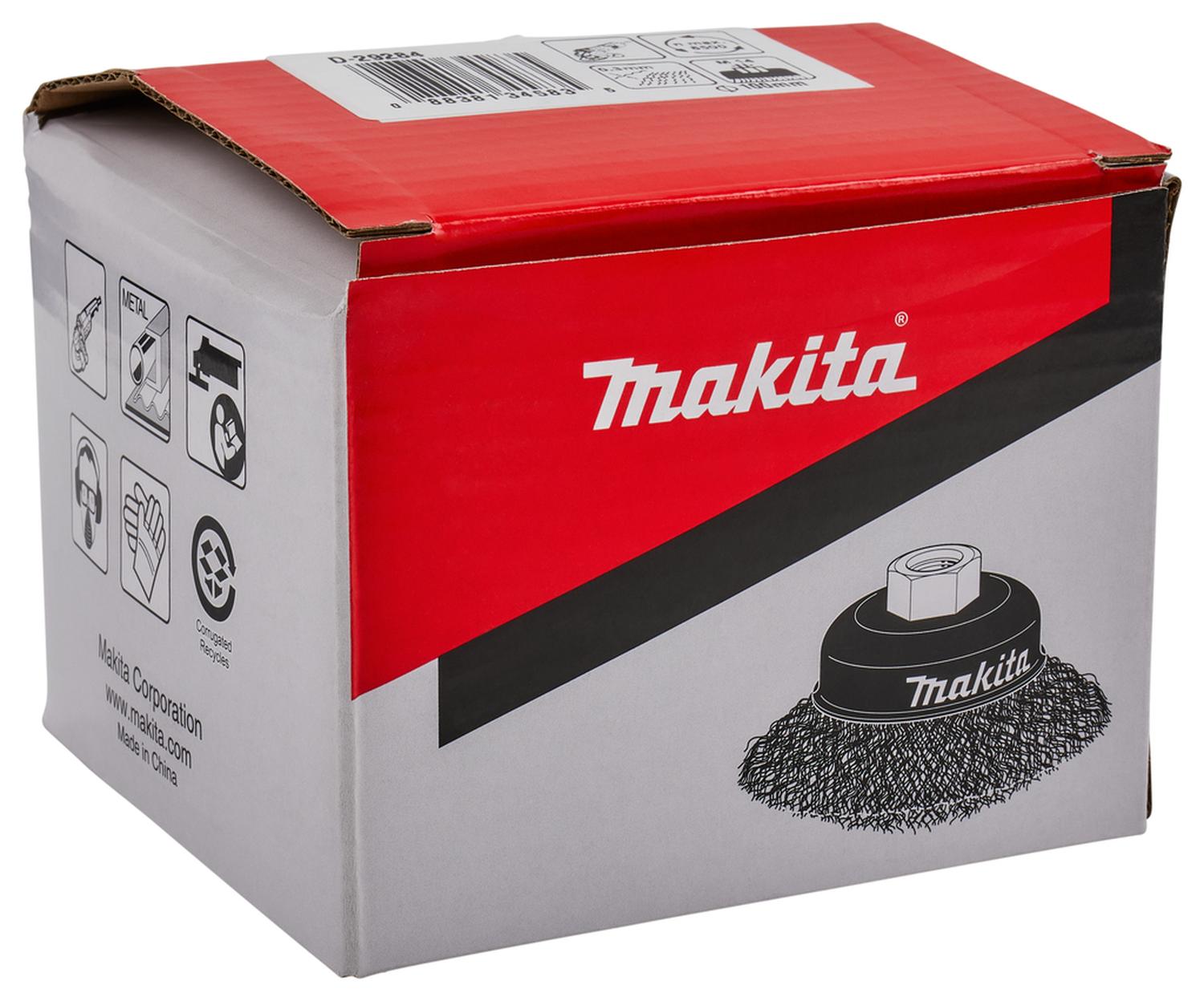 Grata Copa Acero Rizado 100x0,3mm / M14 - Makita - Herram.cl