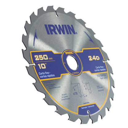 Disco De Sierra 10''x30mm 24 Dientes - IRWIN - Herram.cl