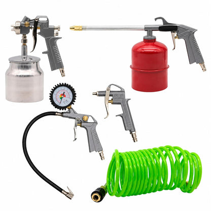 Kit Accesorios Compresor 5 Piezas Indura Huracán 5 105521 - Herram.cl
