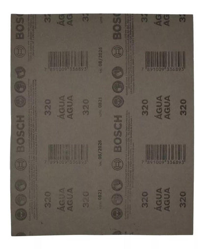 Lija Pliego Al Agua (Black For Stone) 225x275mm - Bosch - Herram.cl