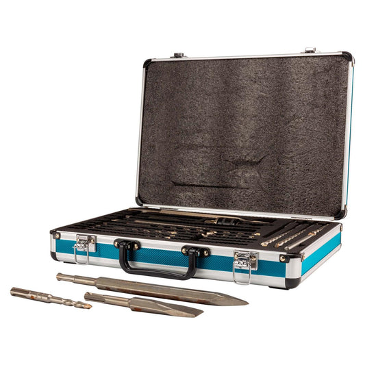 Maleta Brocas y Cinceles SDS - Plus 18 Pzas - Makita - Herram.cl