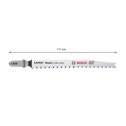 Hoja Caladora Expert T308B Madera Recta 2 Pzas - Bosch - Herram.cl