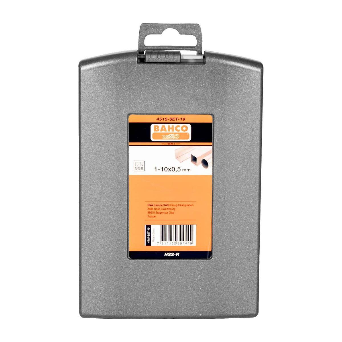 Juego De Brocas HSS-R (1- 10mm) Para Metal 19 Pzas - Bahco - Herram.cl
