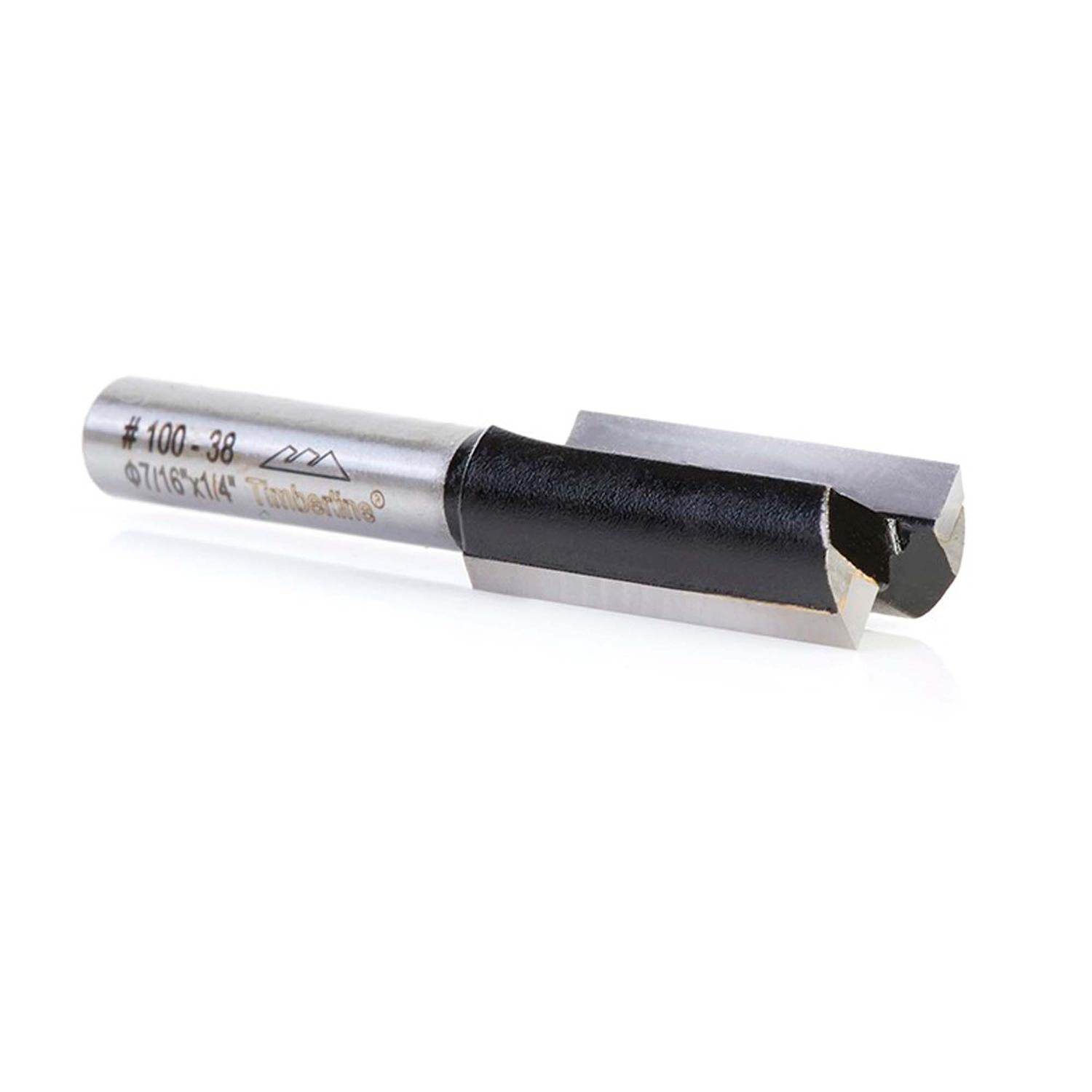 Fresa Recta 2 Filos 7/16''x1'' Toma 1/4'' - Timberline - Herram.cl