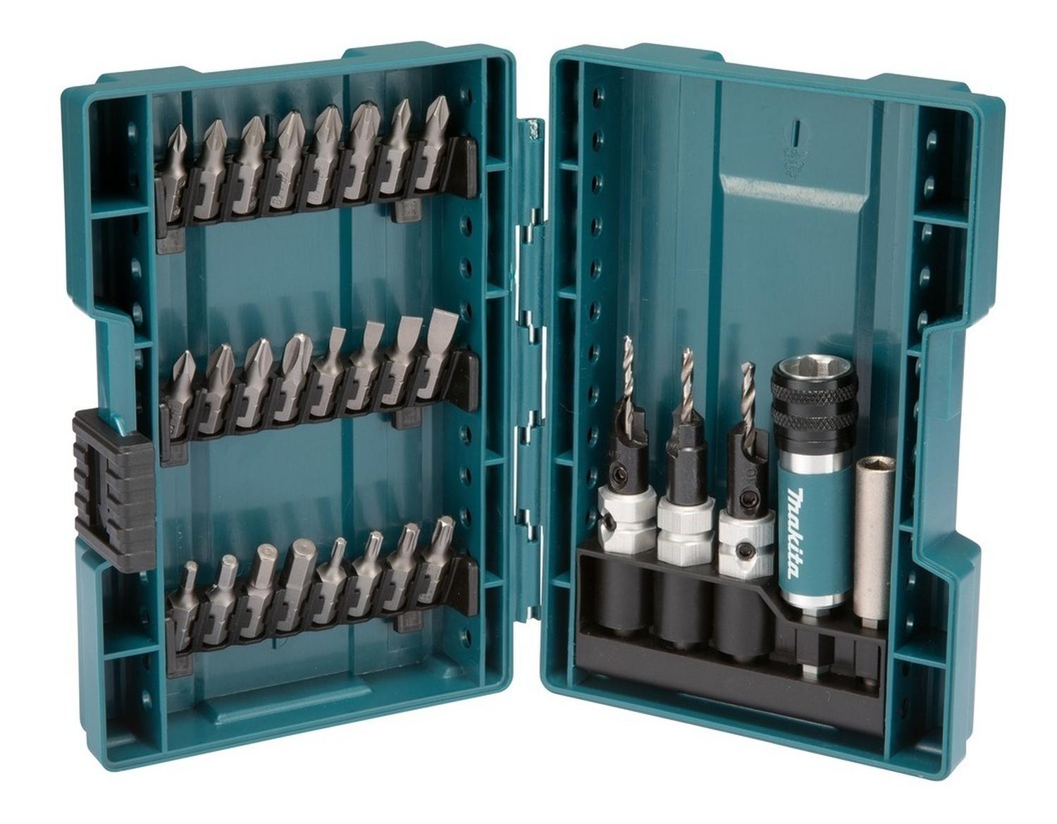 Juego De Puntas Y Avellanadores 29 Pzs. Makita D - 73477 - Herram.cl