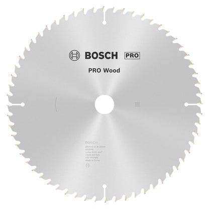 Disco De Sierra Circular PRO Wood 12''x2,5x30mm 60 D - Bosch - Herram.cl