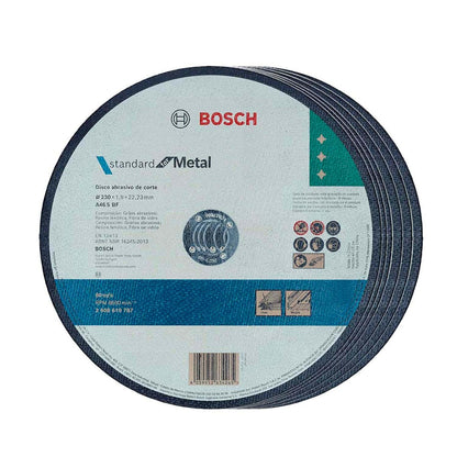 Pack 25 Discos De Corte Standard For Metal 9'' 1.9mm - Bosch - Herram.cl