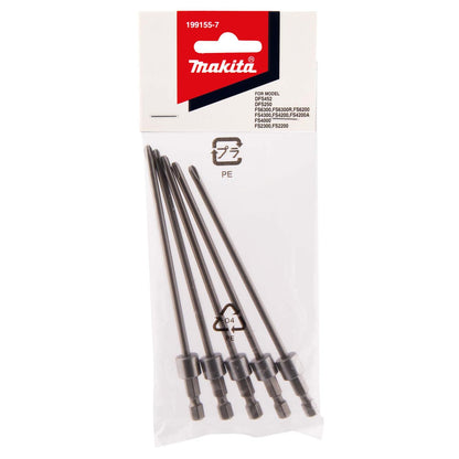 Puntas para Autoalimentador PH2x130mm 5 Pzas - Makita - Herram.cl