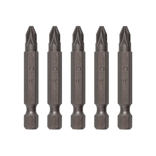 Puntas de Atornillar PZ2x50mm 5 Pzas - Irimo - Herram.cl