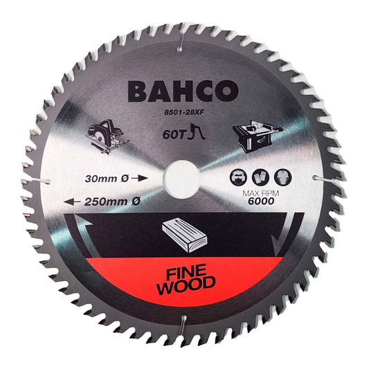 Disco De Sierra Circular 250x2.8x30mm 60 D Madera - Bahco - Herram.cl