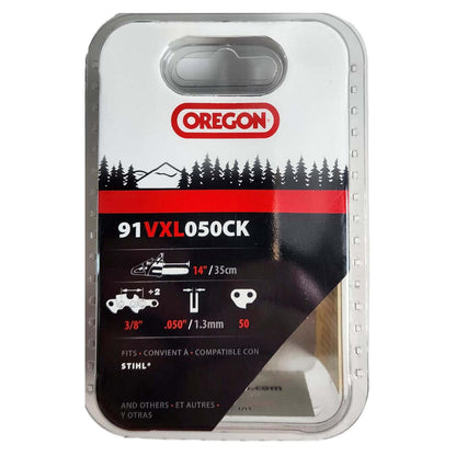 Cadena Para Motosierra 14''/1,3mm/3/8''/50 Eslab - Oregon - Herram.cl