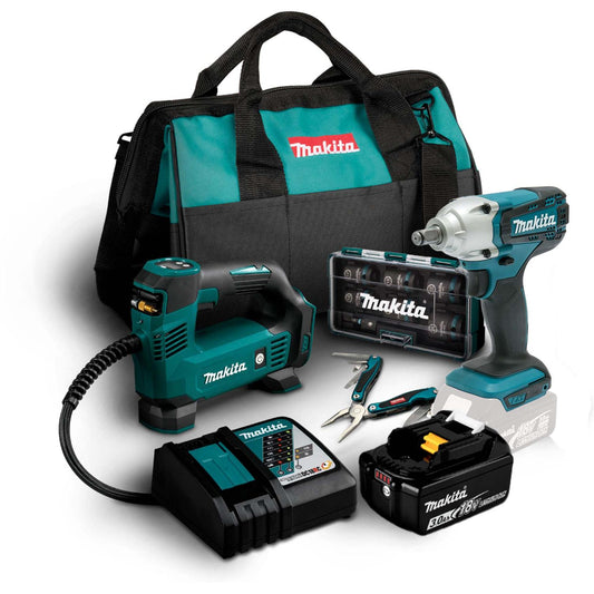Kit Makita Herramientas Inalambricas Para Automovil 18 V LXT - Herram.cl