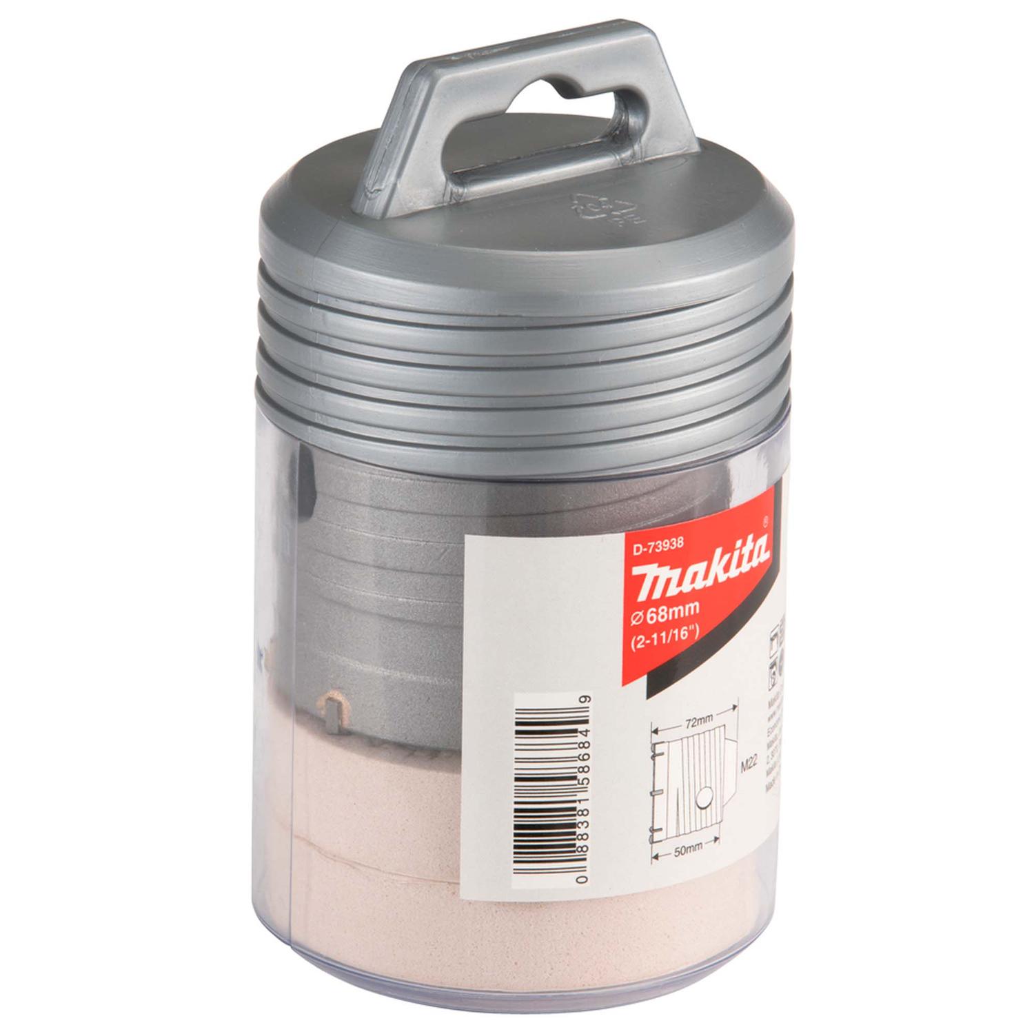 Broca Corona 68x72mm Toma M22 - Makita - Herram.cl