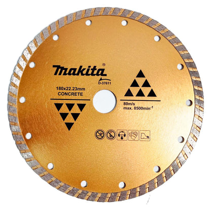 Disco Diamantado Continuo Turbo 7''x22,23mm Concreto - Makita - Herram.cl