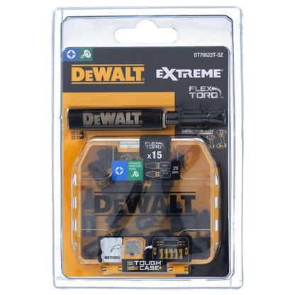Juego De Puntas FLEX TORQ 15 Pzas - DeWALT - Herram.cl