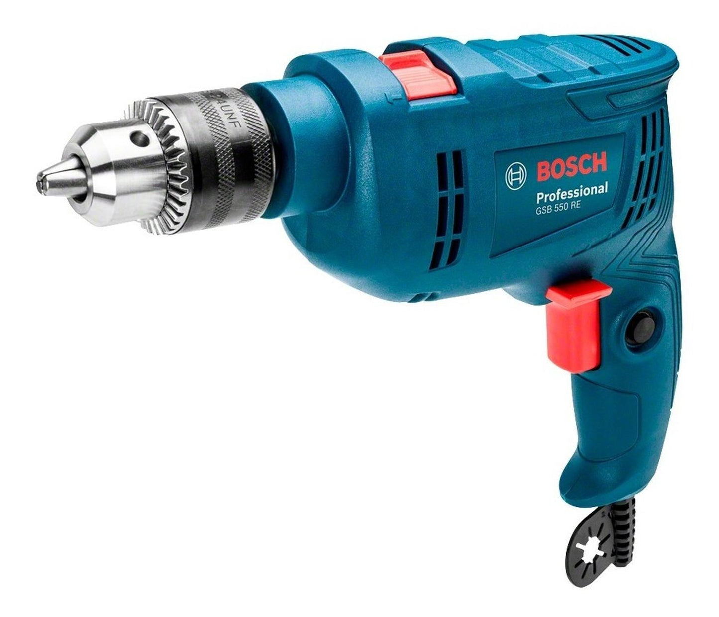 Taladro Percutor Bosch Gsb 550 Re 550W + 3 Brocas Concreto - Herram.cl