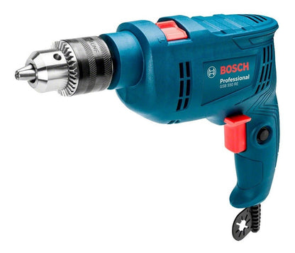 Taladro Percutor Bosch Gsb 550 Re 550W + 3 Brocas Concreto - Herram.cl