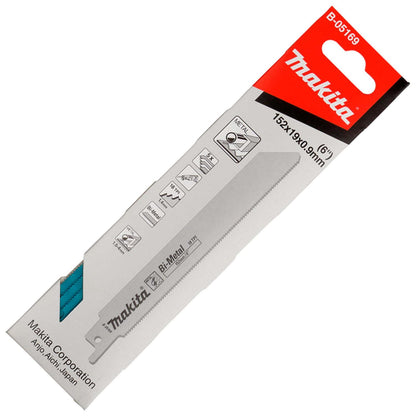 Hoja Sierra Sable BIM Metal 152mm / 18 TPI 5 Pzas - Makita - Herram.cl