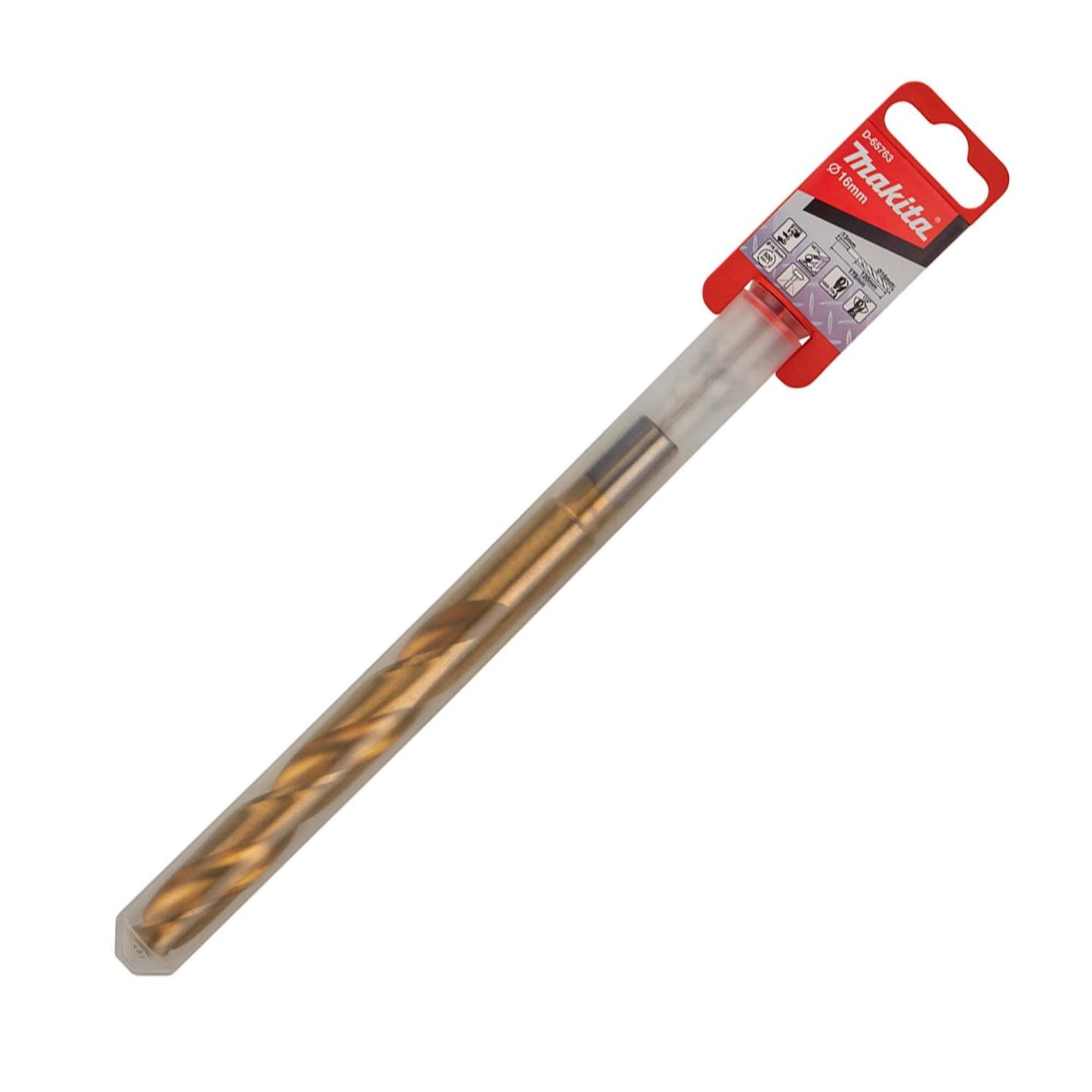 Broca para Metal HSS - TiN 16x178mm vástago reducido – Makita - Herram.cl