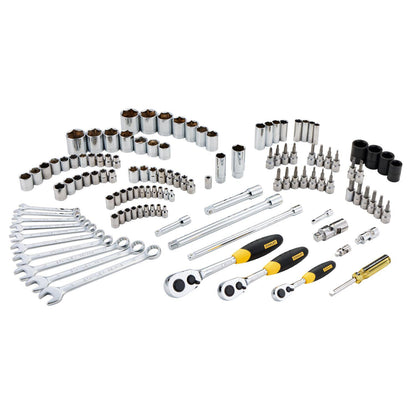 Set Stanley 120 Pzas 1/4'' 3/8'' 1/2'' R99-120LA - Herram.cl