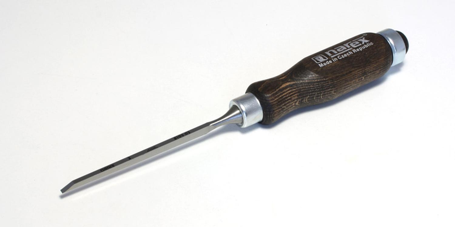 Formón Borde Biselado 3mm Línea Profi – Narex - Herram.cl