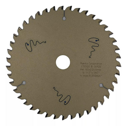 DISCO DE SIERRA (HI - ATB) 6 1/2'' EJE 20mm PARA SP600D MDF - Herram.cl