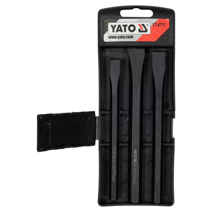 Juego 3 Cortafríos Yato YT-4711 Cinceles Planos CrV 10-16mm - Herram.cl