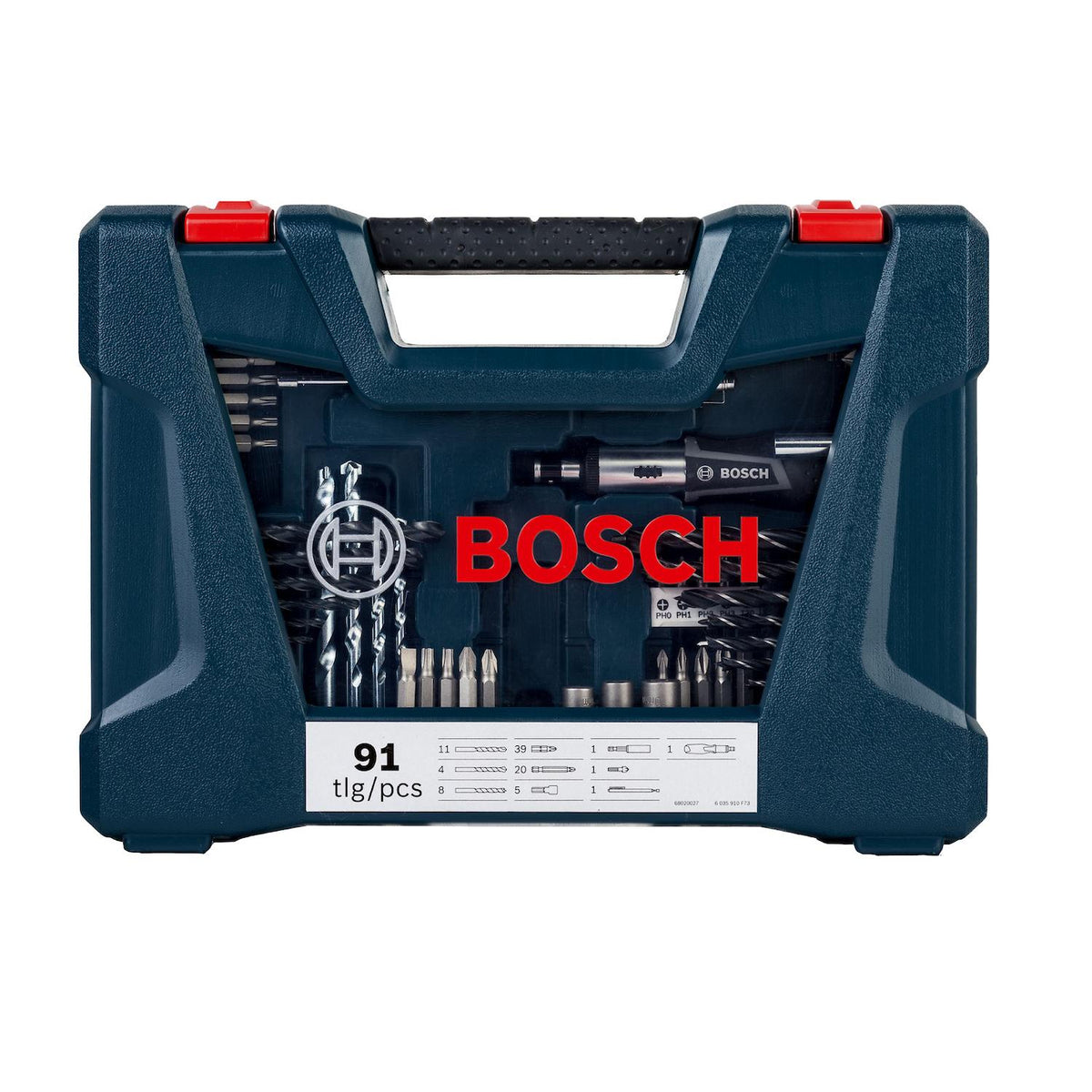 Set Puntas y Brocas en Titanio Bosch V-Line 91 unidades - Herram.cl