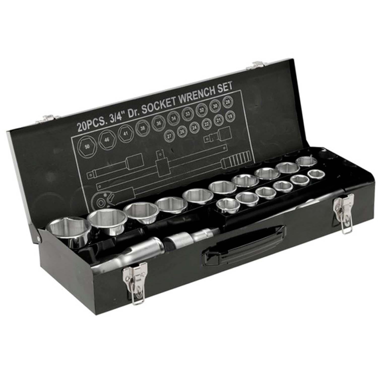 Juego de Dados Profesional 3/4'' 20 Piezas - Yato - Herram.cl
