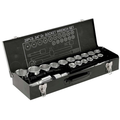 Juego de Dados Profesional 3/4'' 20 Piezas - Yato - Herram.cl