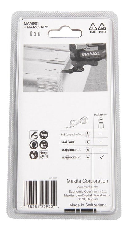 Hoja De Imersion 32x80mm Starlock Max Mam001 - Makita - Herram.cl