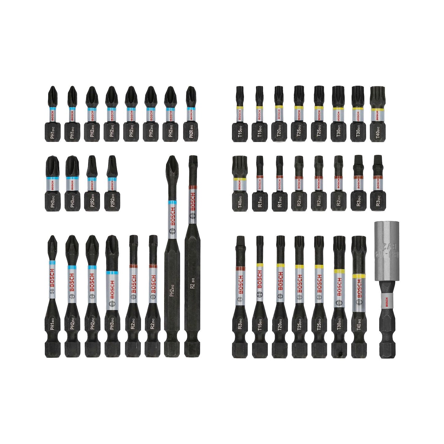 Kit De Puntas PRO Impact Pick+Click 44 Pzas - Bosch - Herram.cl