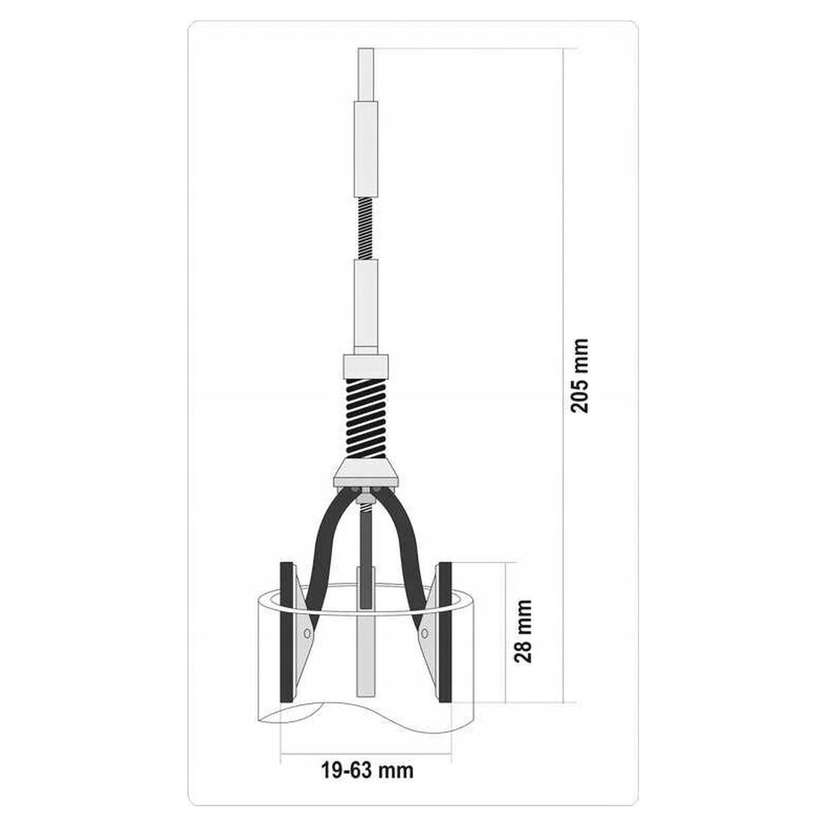 Bruñidor Cilindros 3 Piedras YATO YT-05810 19-63mm Taladro - Herram.cl
