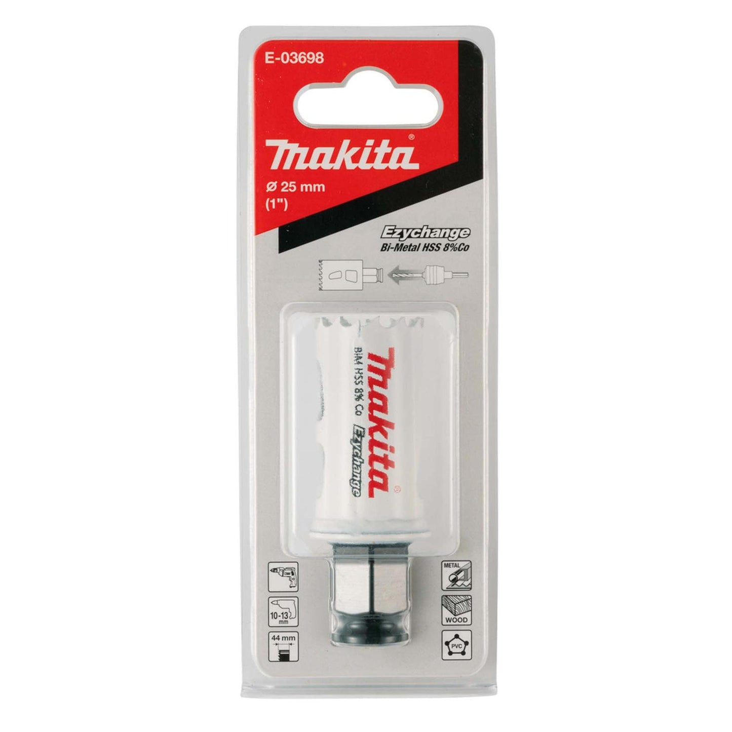 Sierra Copa Ezychange Bim - 8% Co 25mm (1'') - Makita - Herram.cl