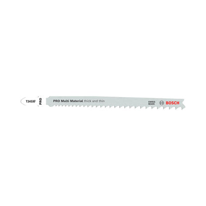 Hoja Sierra Caladora Bosch Multimaterial PRO T345XF 2un - Herram.cl
