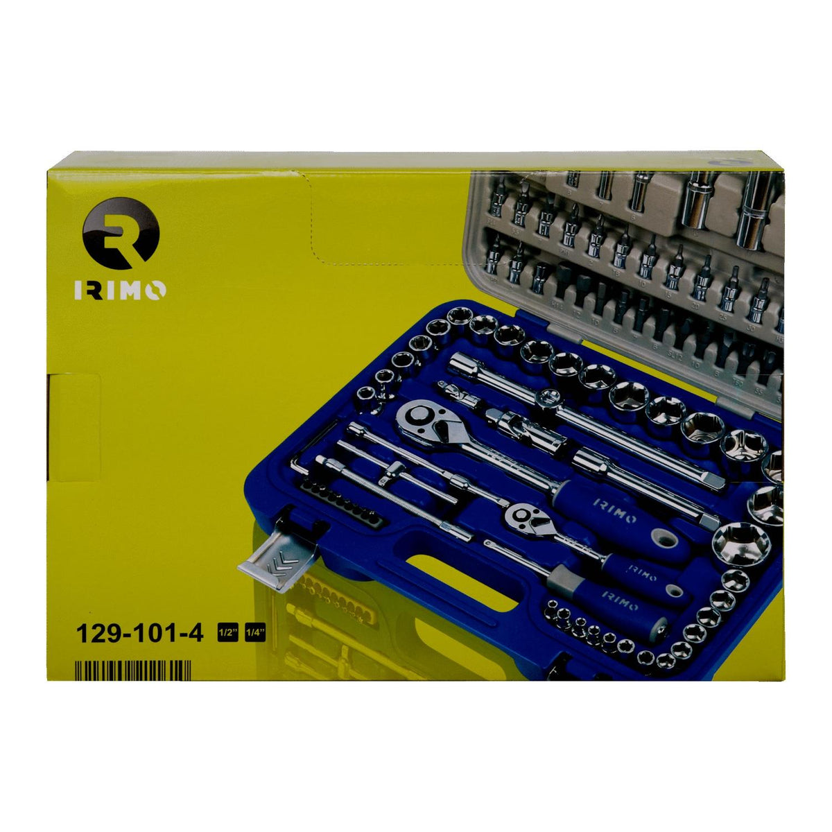 Juego De Dados 1/4'' y 1/2'' 101 Pzas - Irimo - Herram.cl