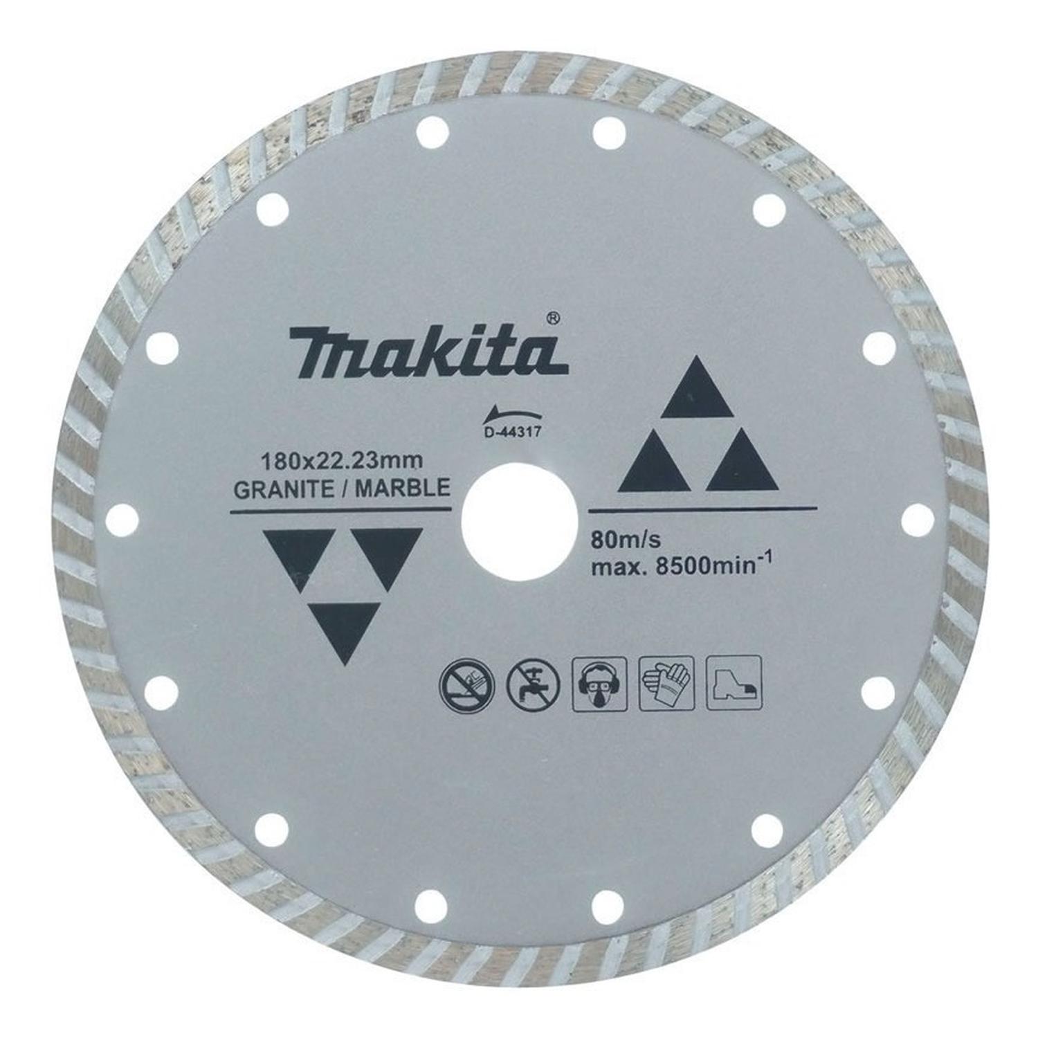 Disco Diamantado Turbo 180x22.23mm (7'') Granito/marmol - Makita - Herram.cl