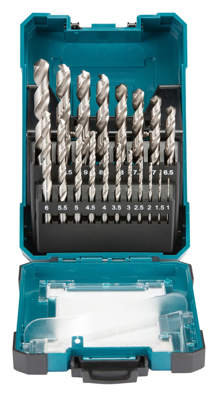 Set Brocas Para Metal HSS - G (1 - 10mm) 19 Pzas - Makita - Herram.cl