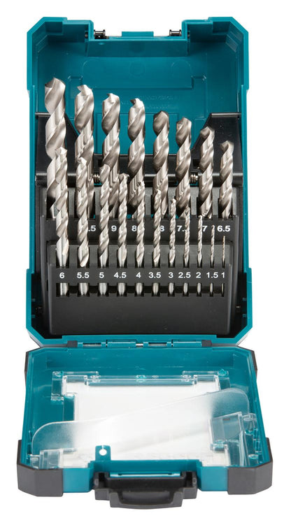 Set Brocas Para Metal HSS - G (1 - 10mm) 19 Pzas - Makita - Herram.cl