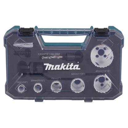Set Sierras Copas BIM 16, 20, 25, 32, 40, 51mm (Electricista) 6 Pzas. - Makita - Herram.cl