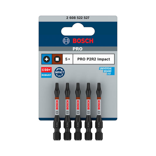 Puntas PRO Impact P2R2x55mm 5 Pzas - Bosch - Herram.cl