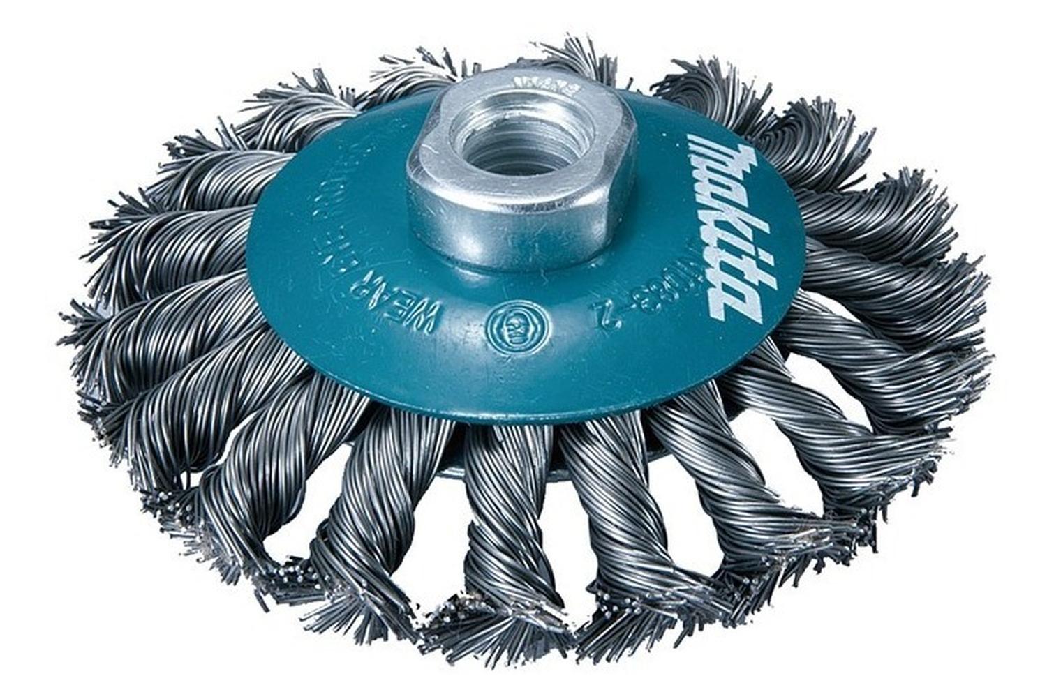 Grata Cónica Trenzada 100x0,5mm / M14 - Makita - Herram.cl