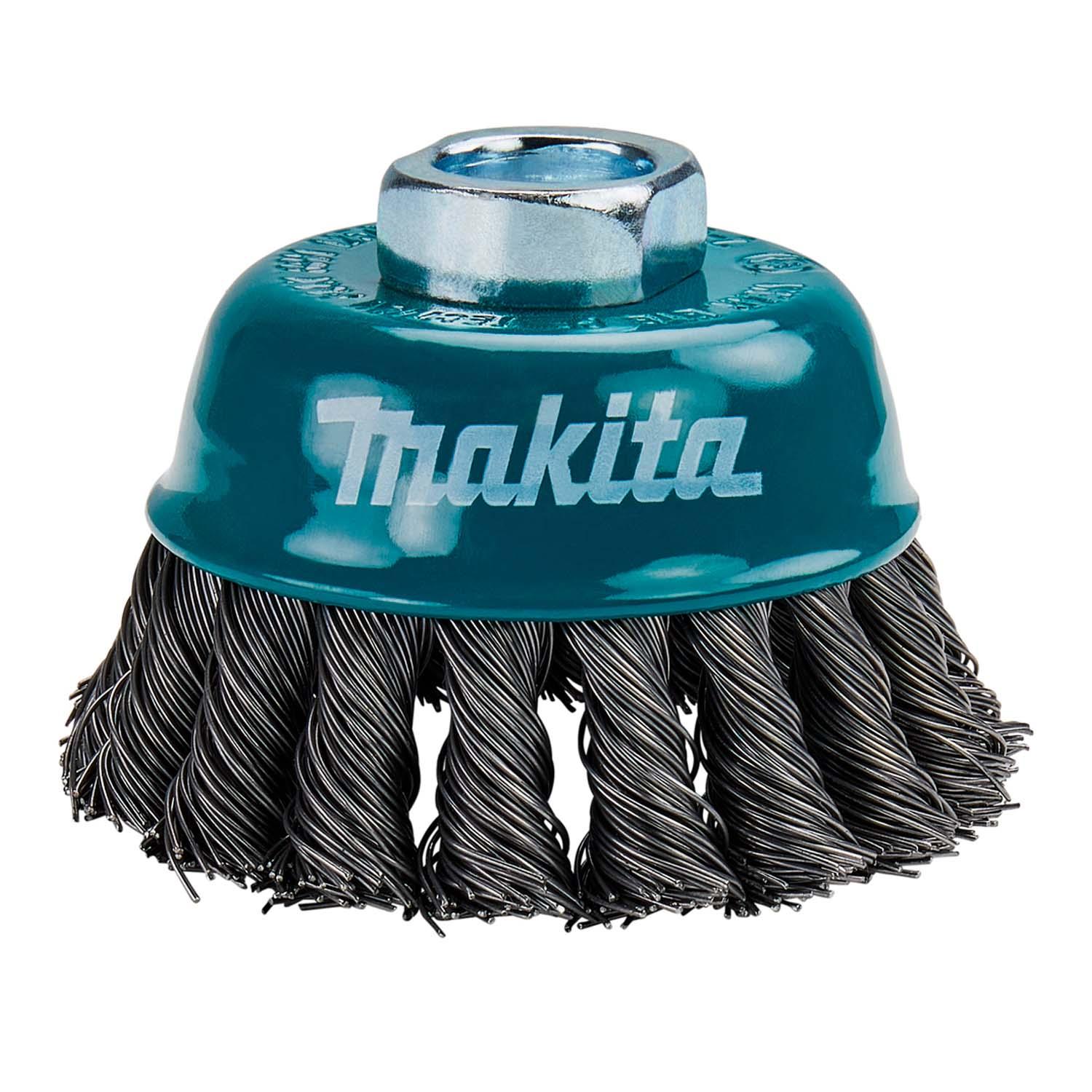 Grata Copa Trenzada (3'') 75x0,5mm / M14 - Makita - Herram.cl