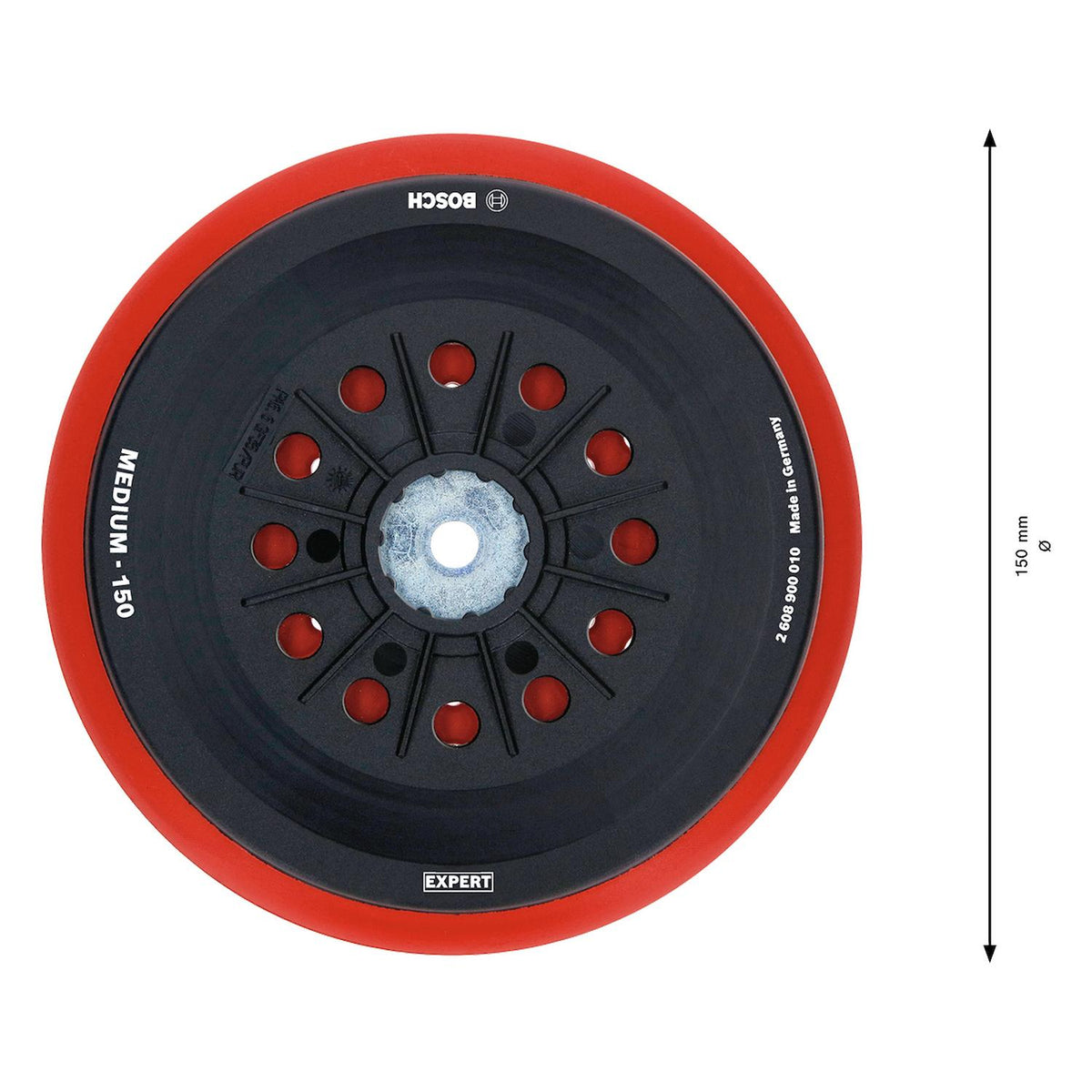 Plato Lijado Bosch Expert Multihole 150mm Medio Multiperfora - Herram.cl