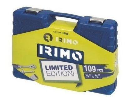 Juego De Dados Irimo De 1/4'' Y 1/2'' 109 Pzas. - 130 - 109 - 4 - Herram.cl