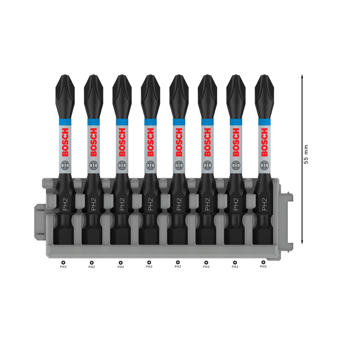 8 Puntas Ph2 X 50mm Impact Control Bosch 2608.522.330 - 000 - Herram.cl